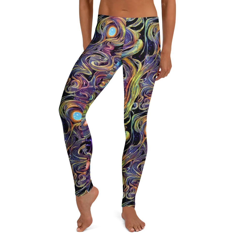 Lebacq Swirl on Leggings — Front