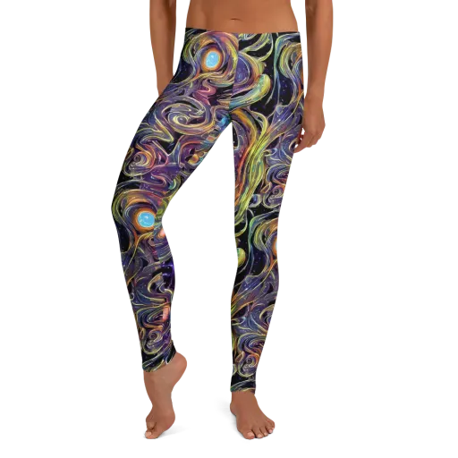 Lebacq Swirl on a Leggings
