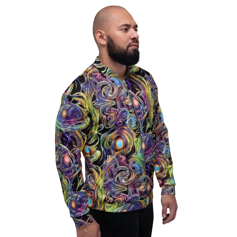 Lebacq Swirl on Bomber Jacket — Right