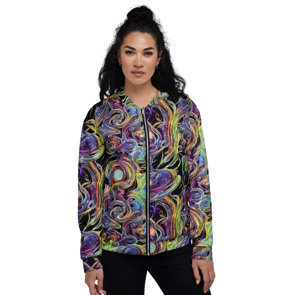 Lebacq Swirl on Bomber Jacket — Front