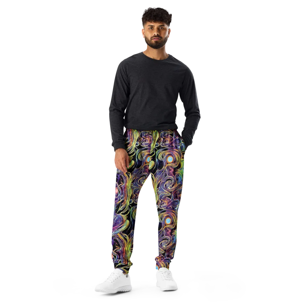 Lebacq Swirl on Men's Joggers — Front