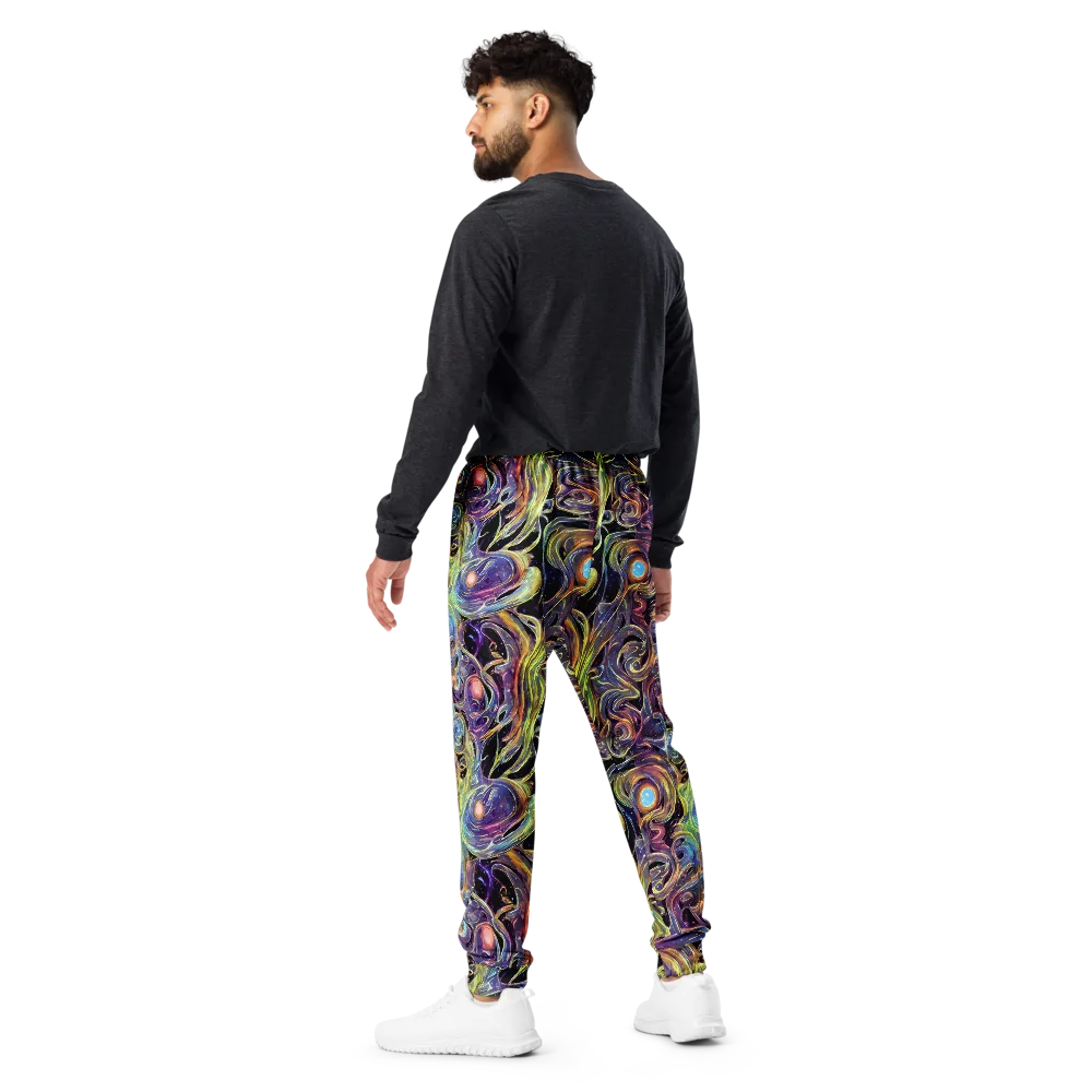 Lebacq Swirl on Men's Joggers — Back