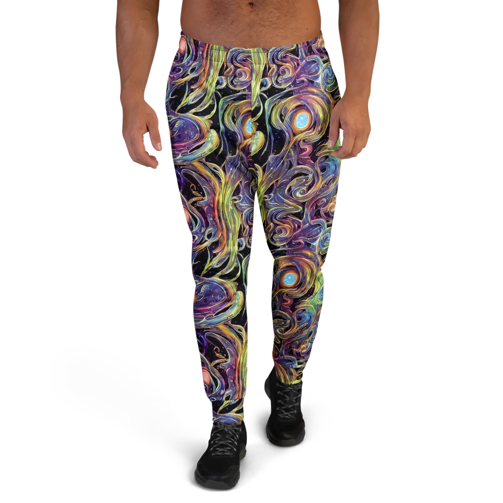 Lebacq Swirl on Men's Joggers — Front