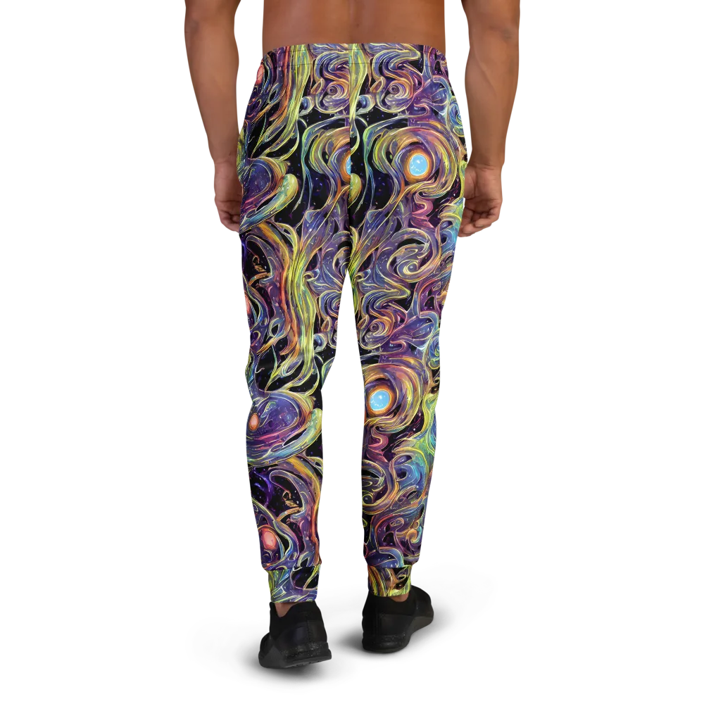 Lebacq Swirl on Men's Joggers — Back