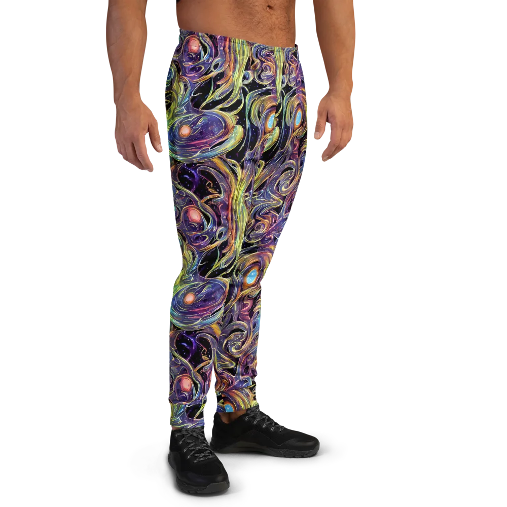 Lebacq Swirl on Men's Joggers — Right