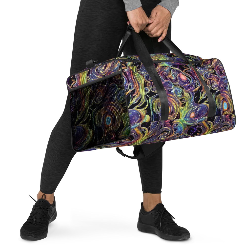 Lebacq Swirl on Duffle Bag — Right Front