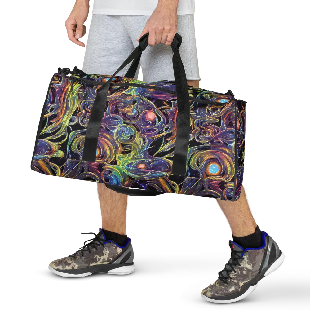 Lebacq Swirl on Duffle Bag — Front