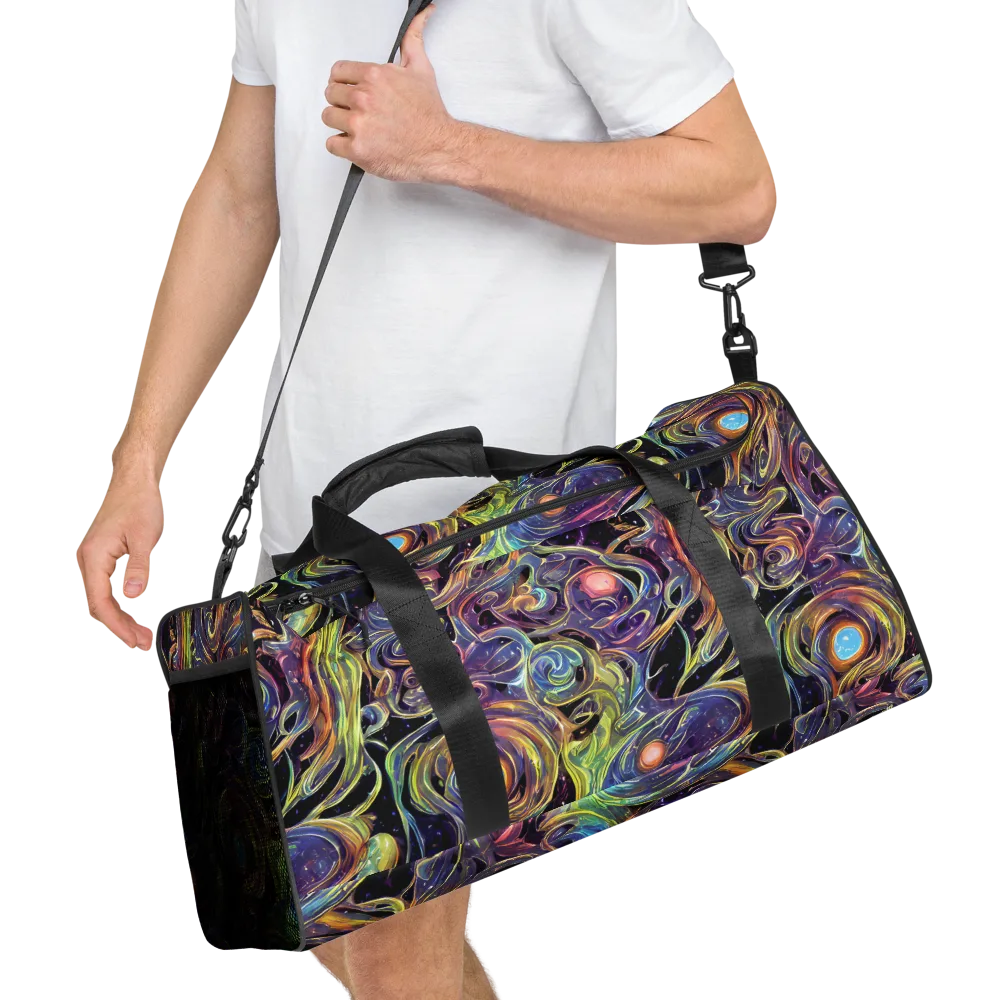 Lebacq Swirl on Duffle Bag — Right Front