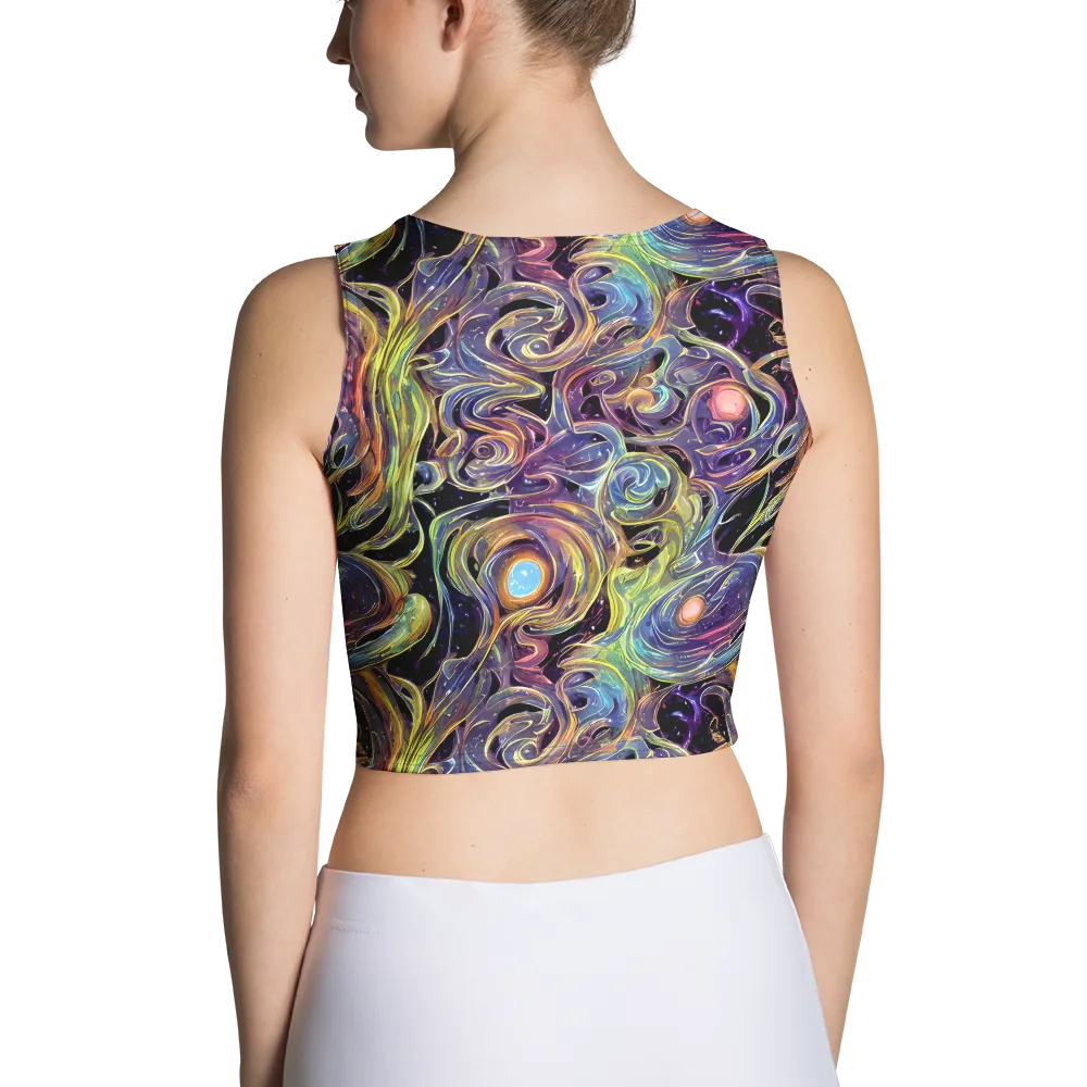 Lebacq Swirl on Crop Top — Back