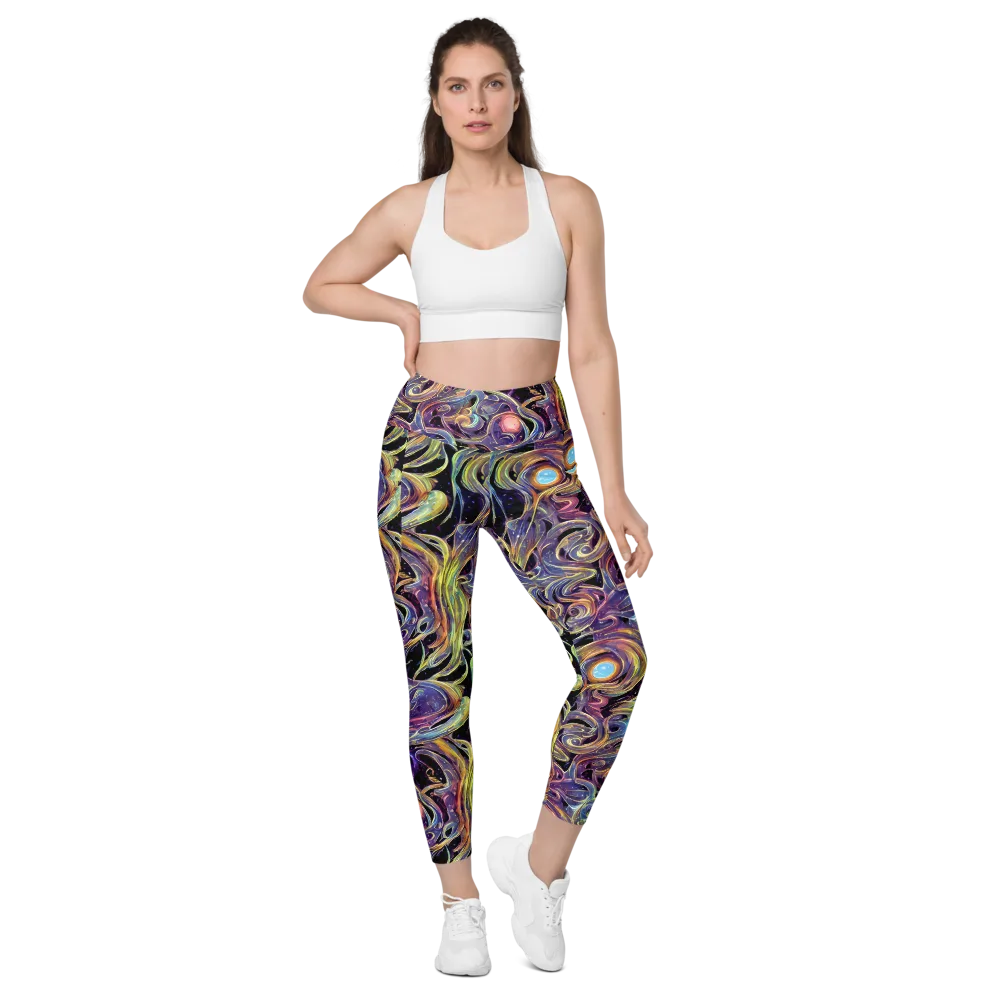 Lebacq Swirl on Leggings with Pockets — Front