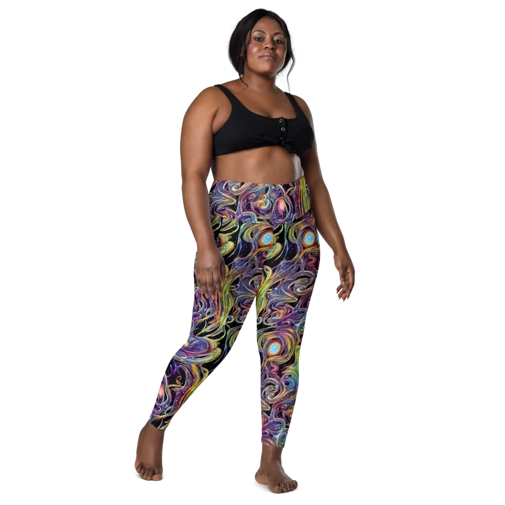 Lebacq Swirl on Leggings with Pockets — Front