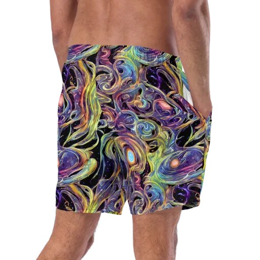 Lebacq Swirl on a Swim Trunks