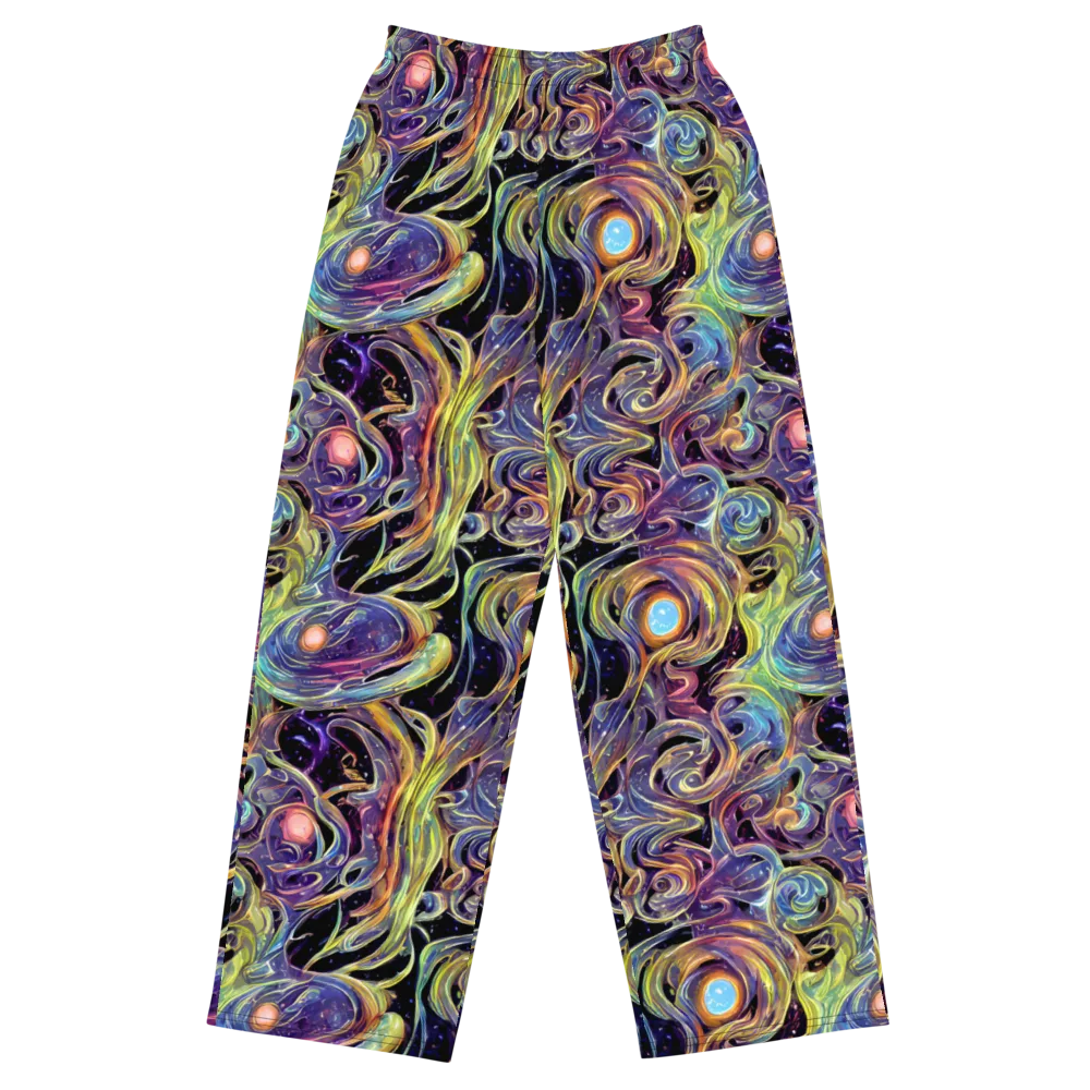 Lebacq Swirl on Wide-Leg Pants — Front