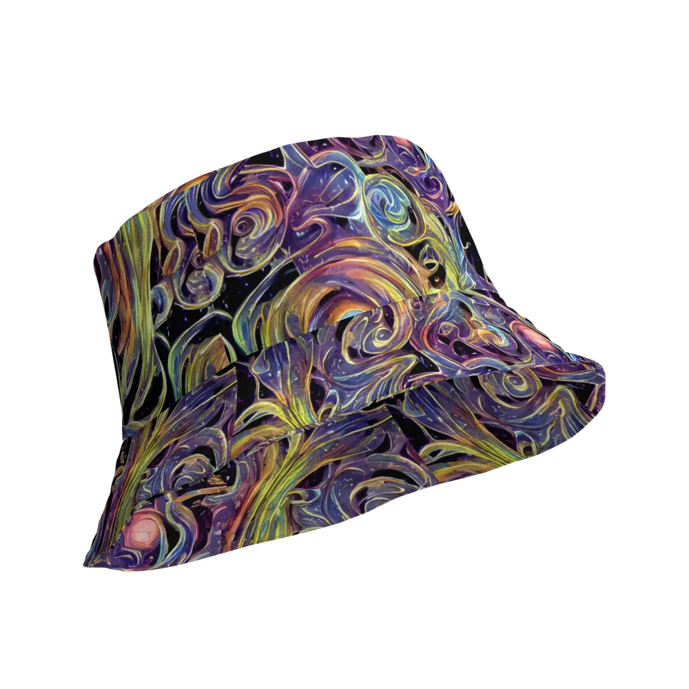 Lebacq Swirl on Reversible Bucket Hat — Product details Outside