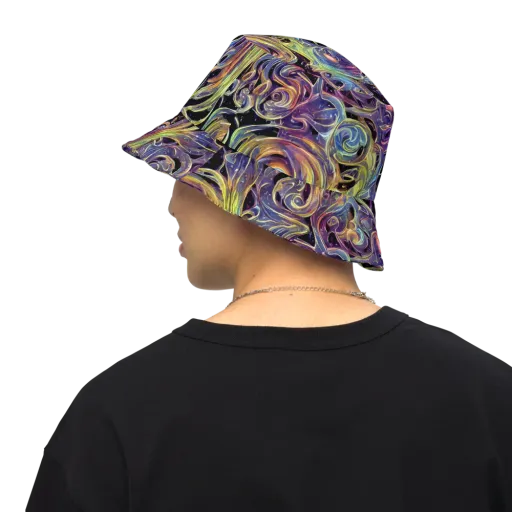 Lebacq Swirl on a Reversible Bucket Hat