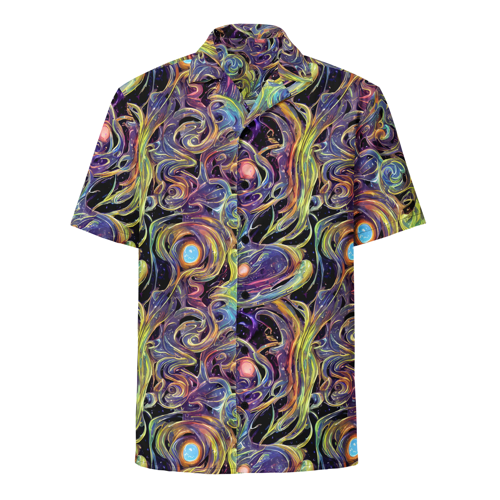 Lebacq Swirl on Button Shirt — Front