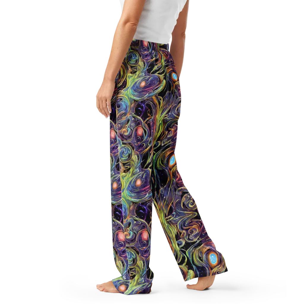 Lebacq Swirl on Women's Pajama Pants — Left
