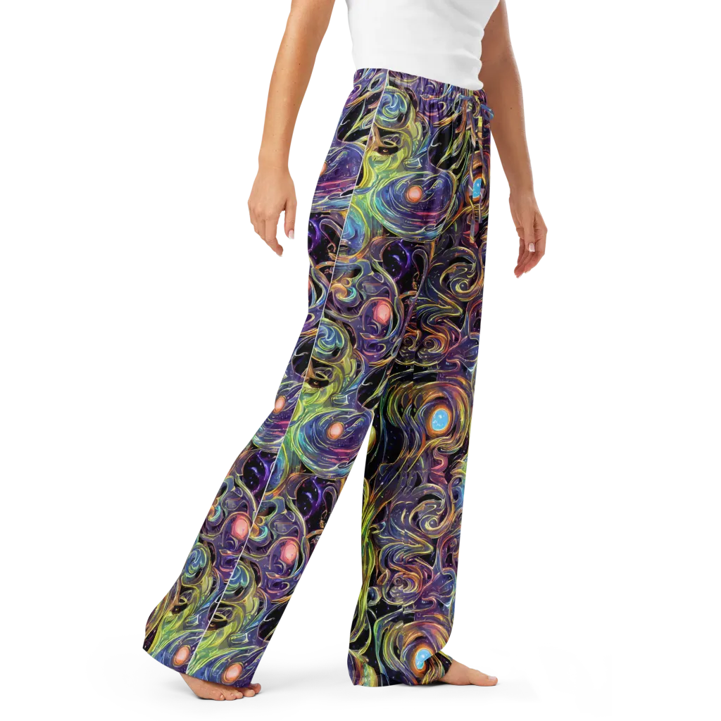 Lebacq Swirl on Women's Pajama Pants — Right Front