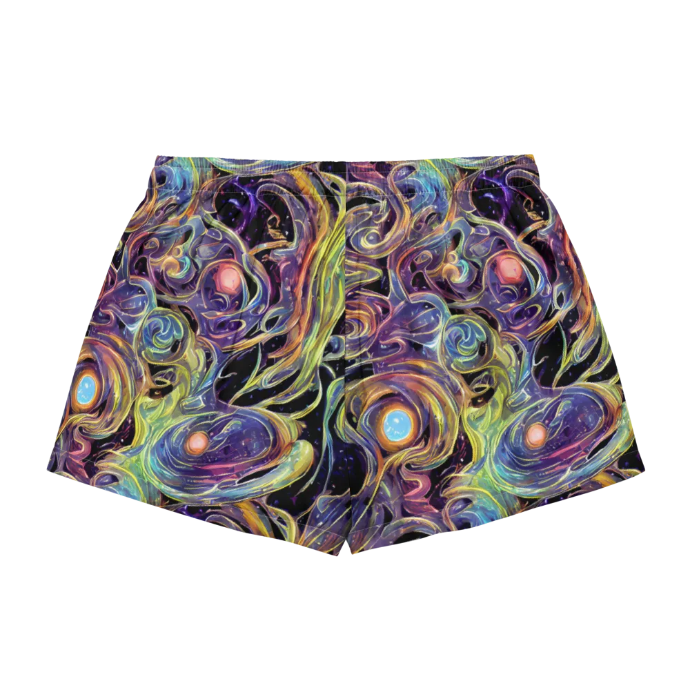 Lebacq Swirl on Women's Pajama Shorts — Back