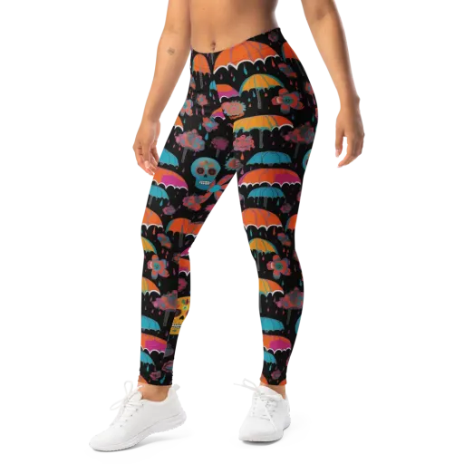 Skull Shower on a Leggings