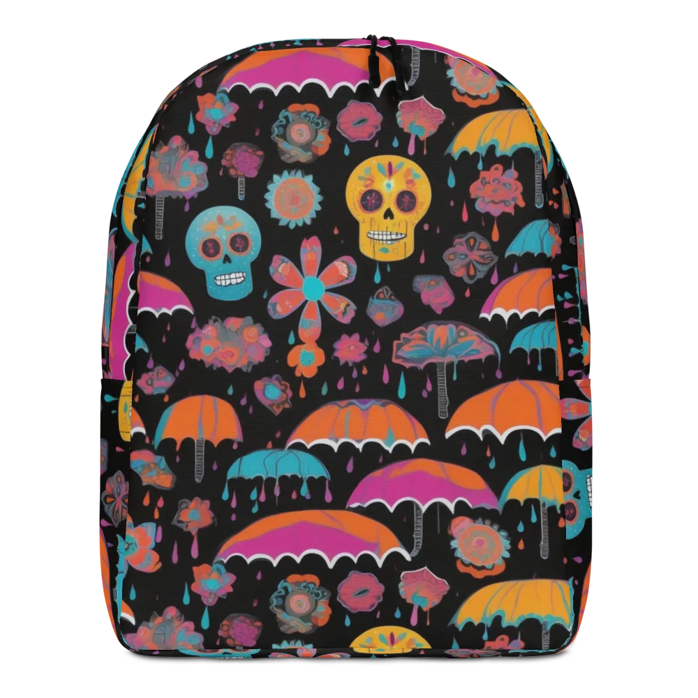 Skull Shower on Minimalist Backpack — Front