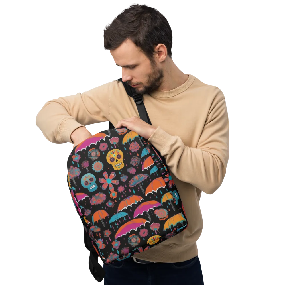 Skull Shower on Minimalist Backpack — Front