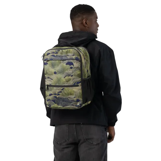 Indigo Tidal Song on a Utility Backpack