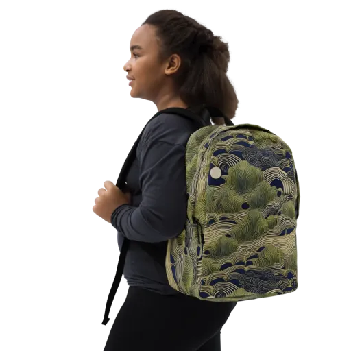 Indigo Tidal Song on a Minimalist Backpack