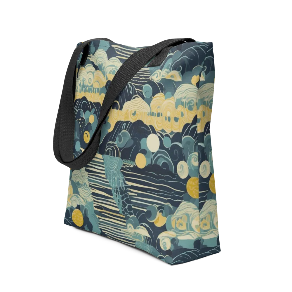 Cerulean Tide on Tote Bag — Front