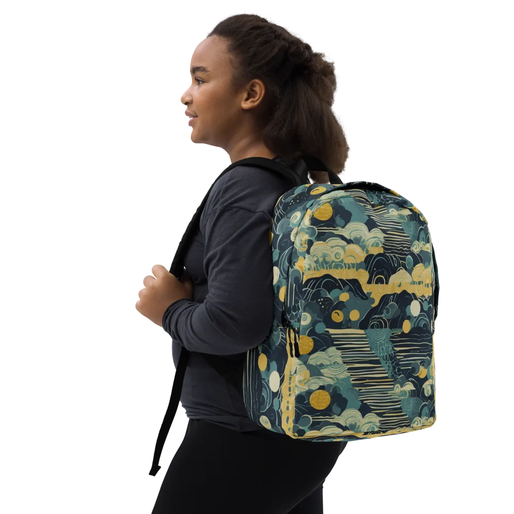 Cerulean Tide on Minimalist Backpack — Right Front