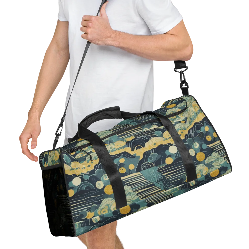 Cerulean Tide on Duffle Bag — Right Front