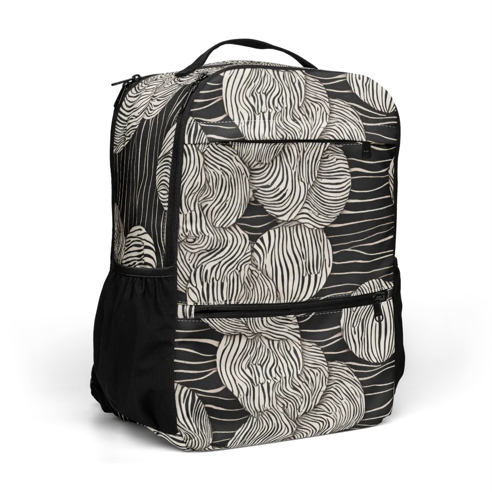Onyx Ripple on Utility Backpack — Right Front