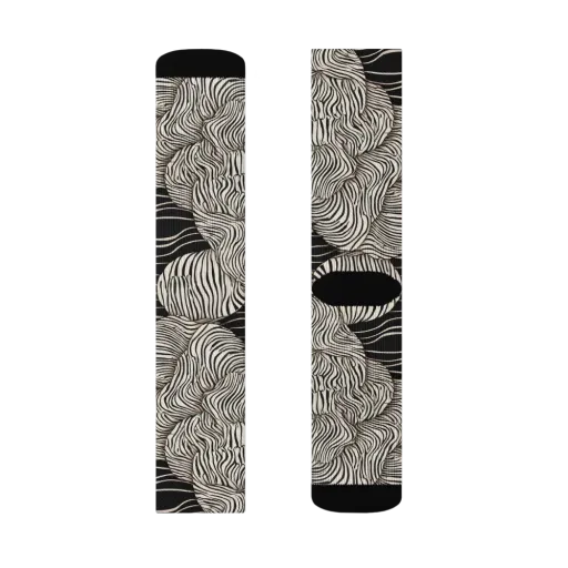 Onyx Ripple on a Socks