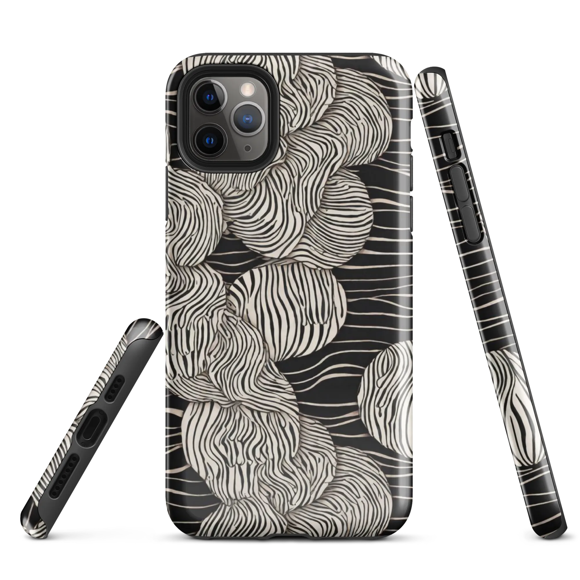 Onyx Ripple on Tough Case for iPhone® — Front