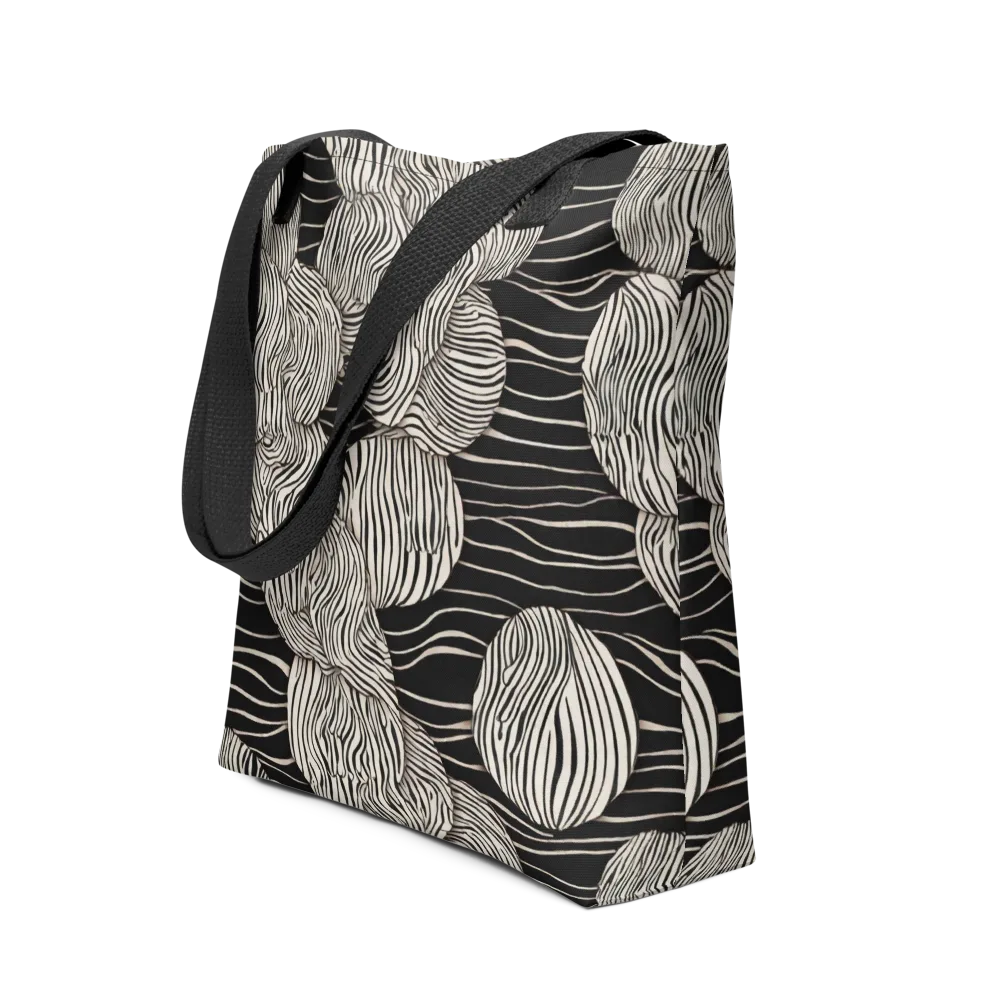 Onyx Ripple on Tote Bag — Front