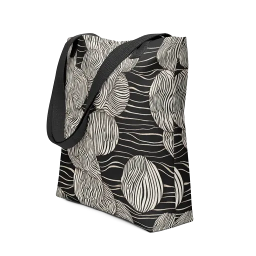 Onyx Ripple on a Tote Bag