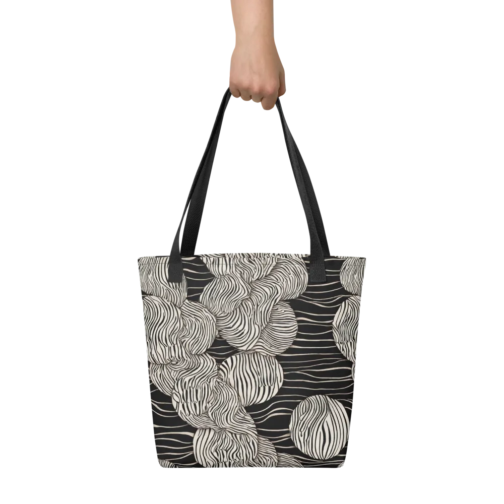Onyx Ripple on Tote Bag — Front