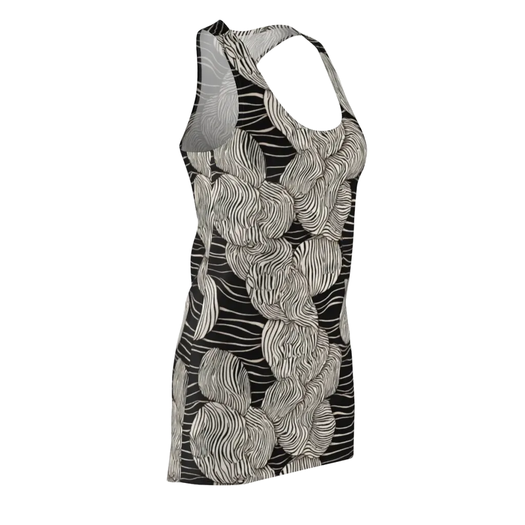 Onyx Ripple on Racerback Dress — Front Side