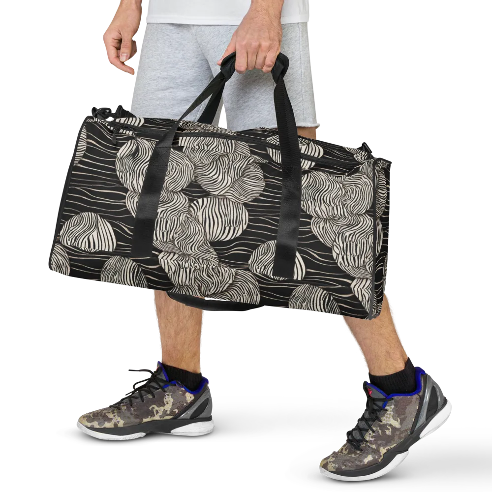 Onyx Ripple on Duffle Bag — Front
