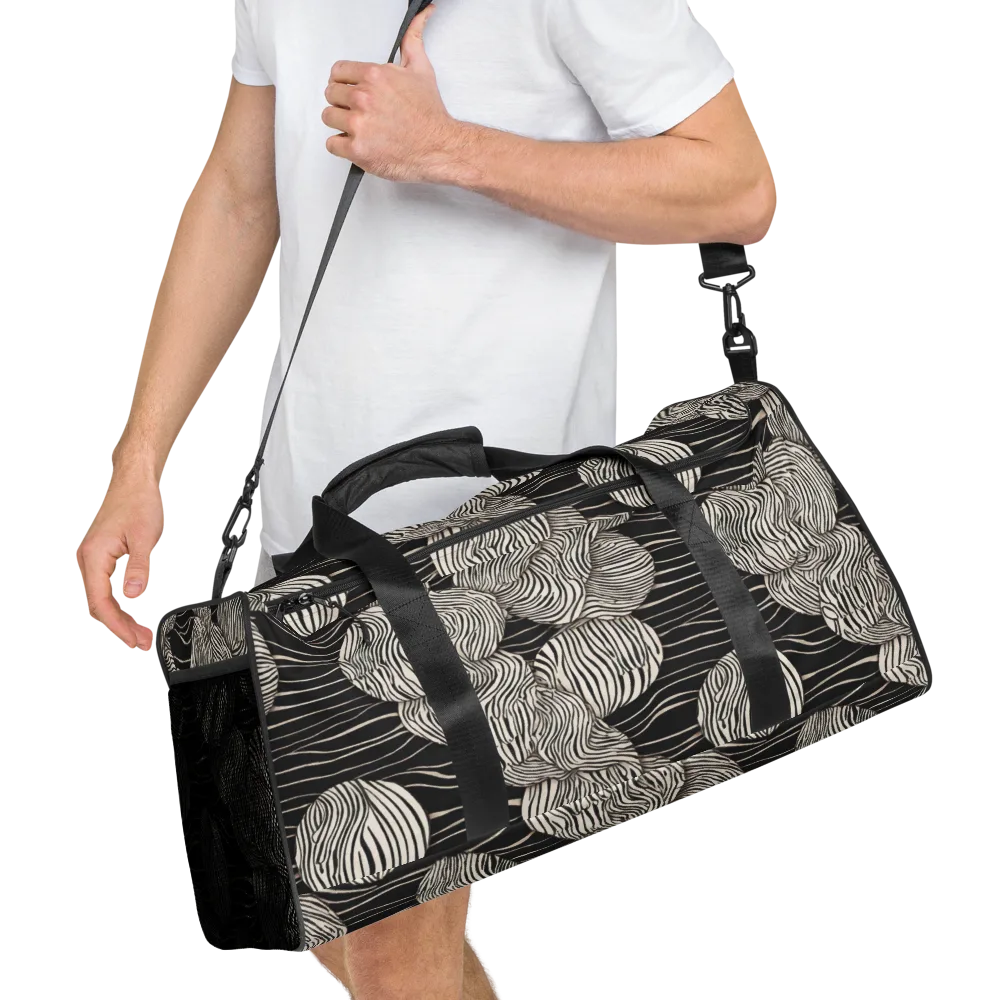 Onyx Ripple on Duffle Bag — Right Front