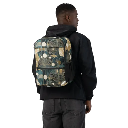 Gilded Night Garden on a Utility Backpack