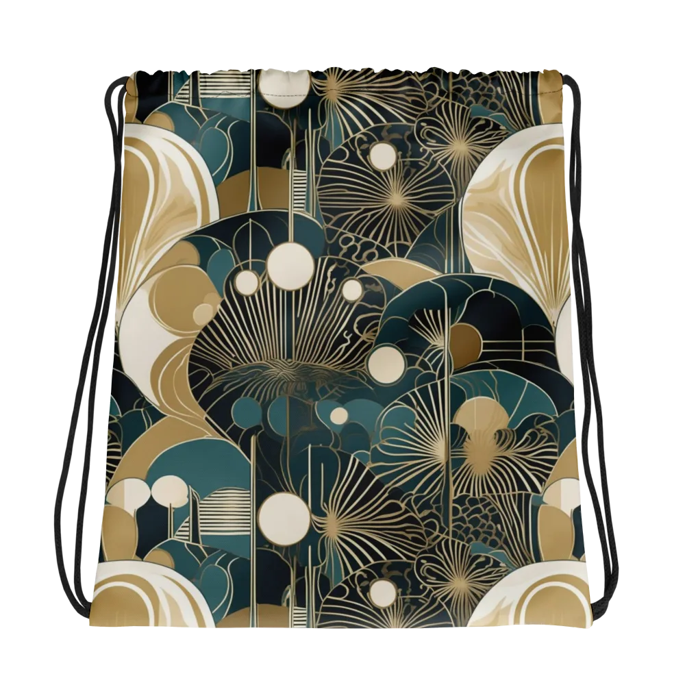 Gilded Night Garden on Drawstring Bag — Photo