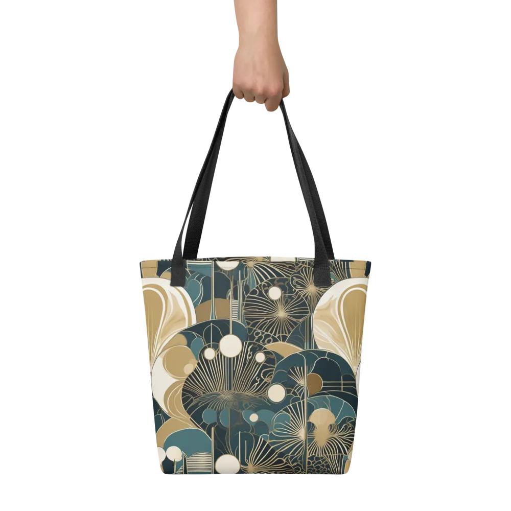 Gilded Night Garden on Tote Bag — Front