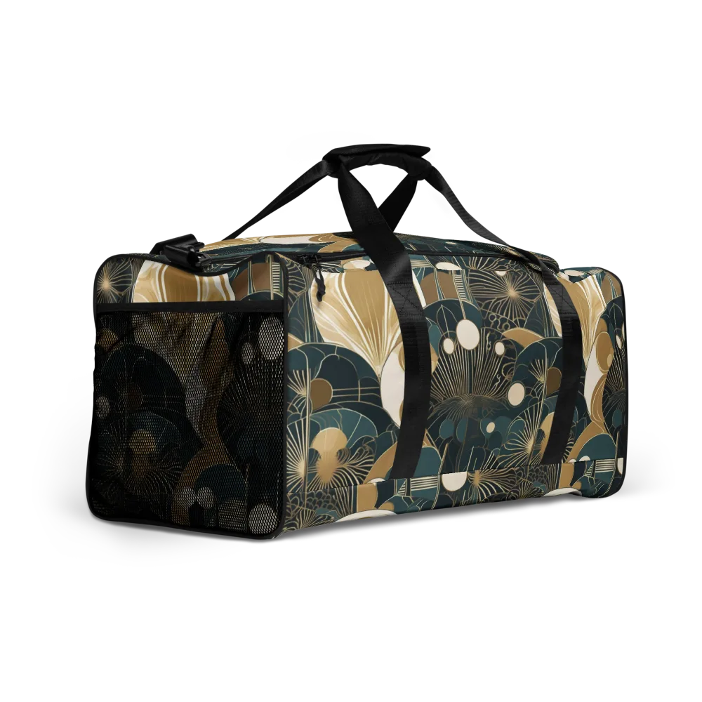 Gilded Night Garden on Duffle Bag — Right Front