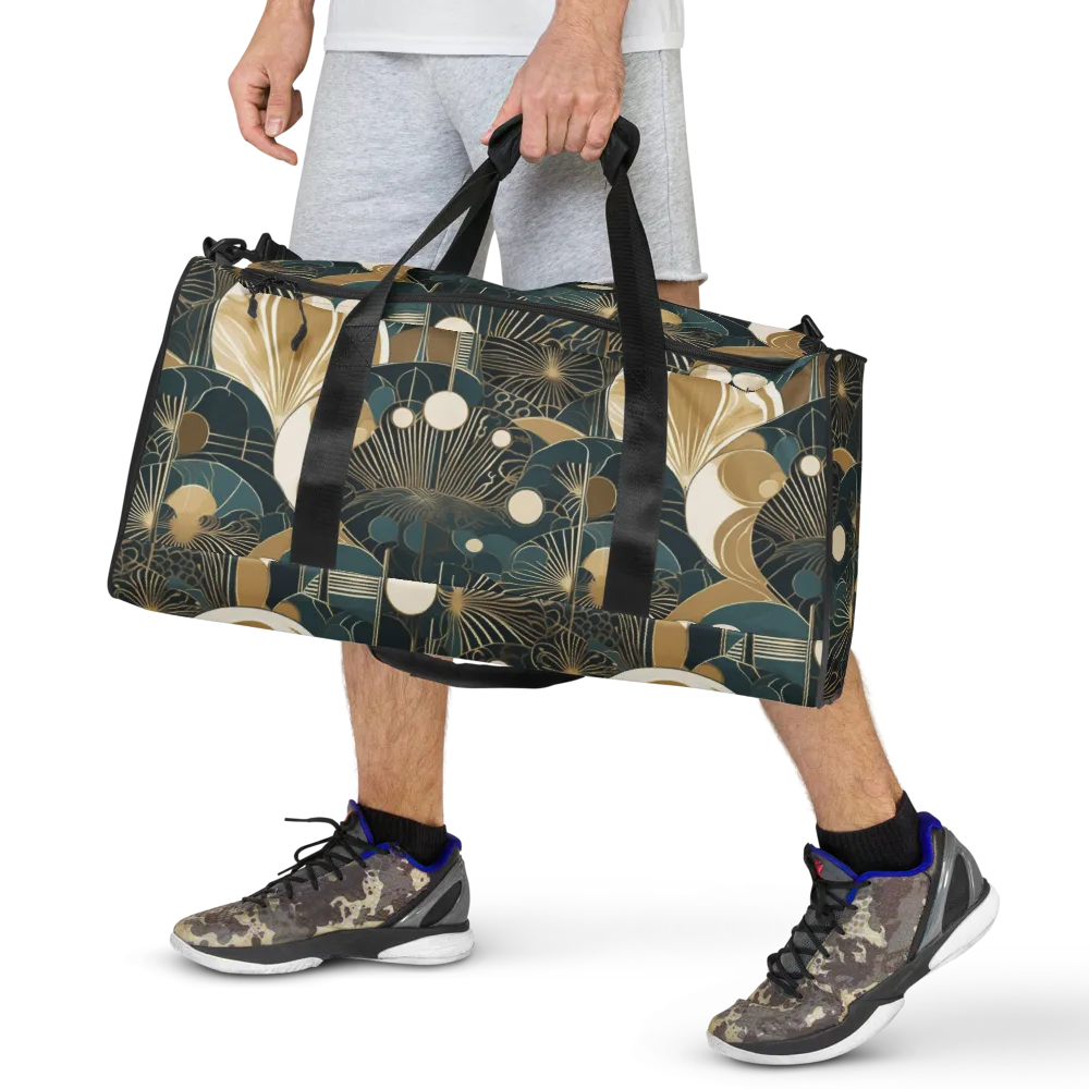 Gilded Night Garden on Duffle Bag — Front