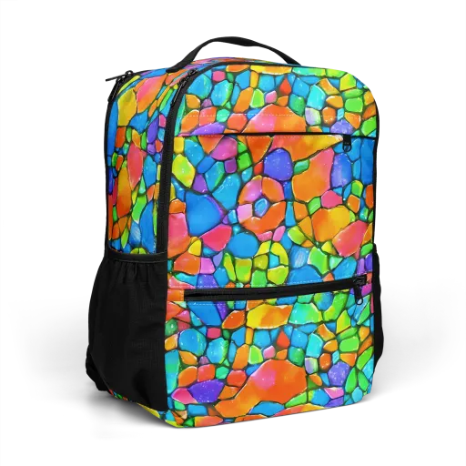 Prismatic Mosaic on a Utility Backpack