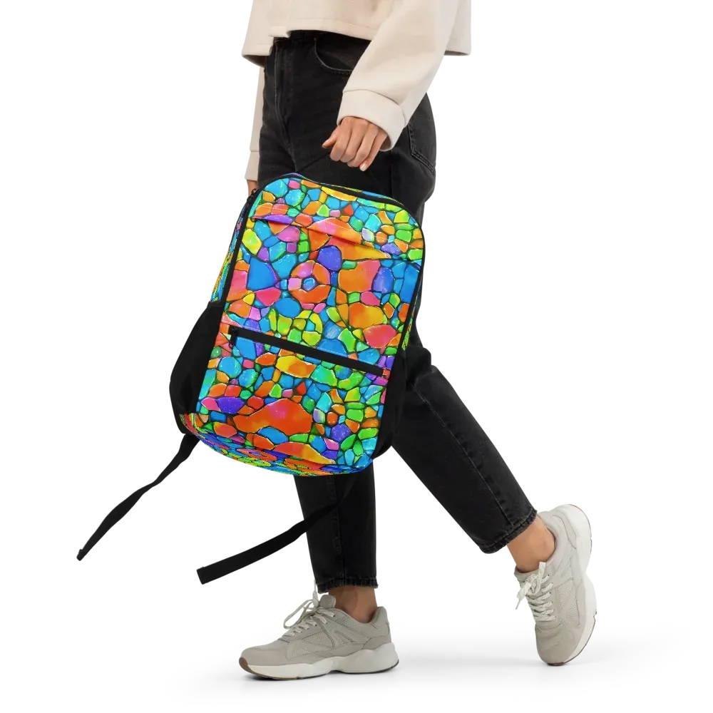 Prismatic Mosaic on Utility Backpack — Front