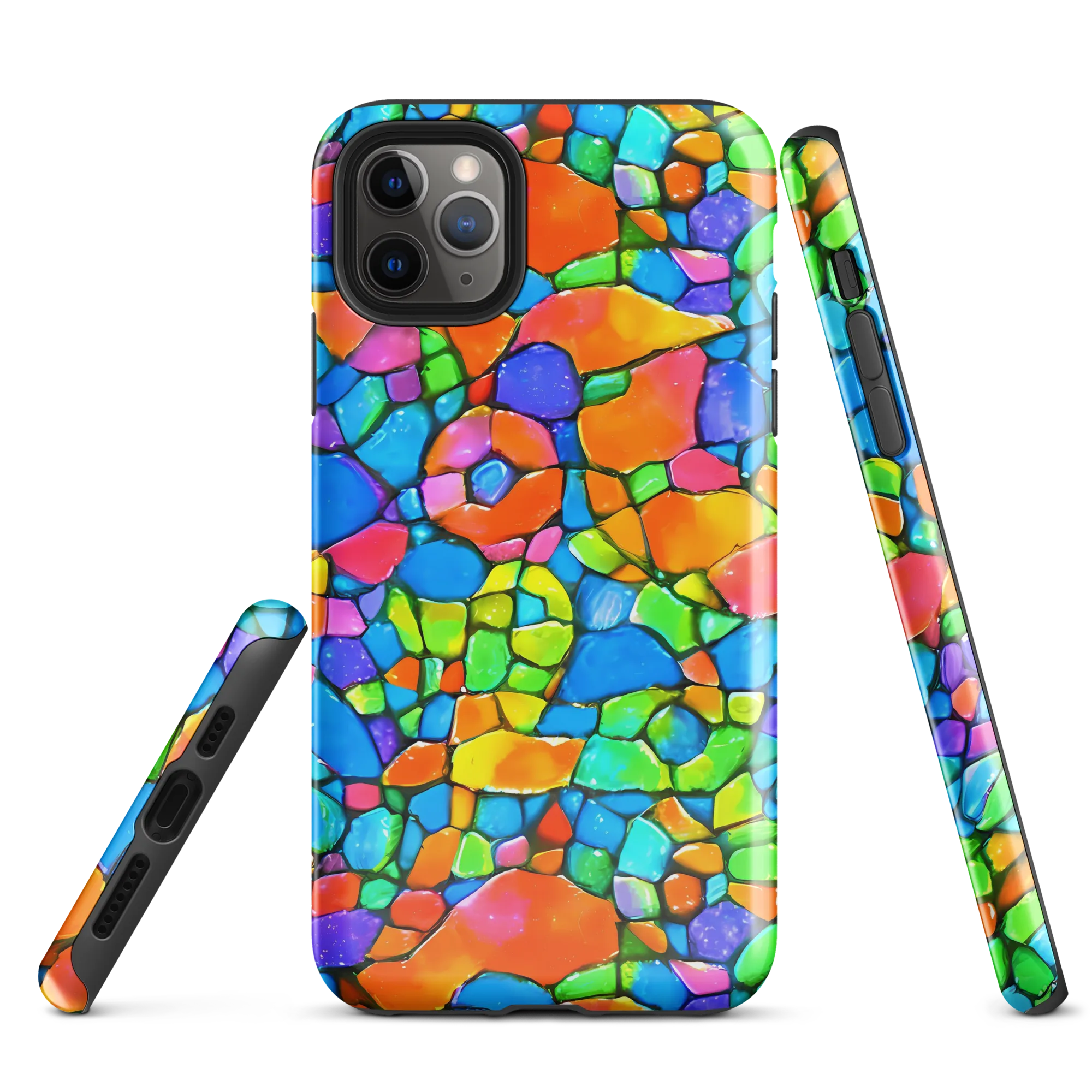 Prismatic Mosaic on Tough Case for iPhone® — Front