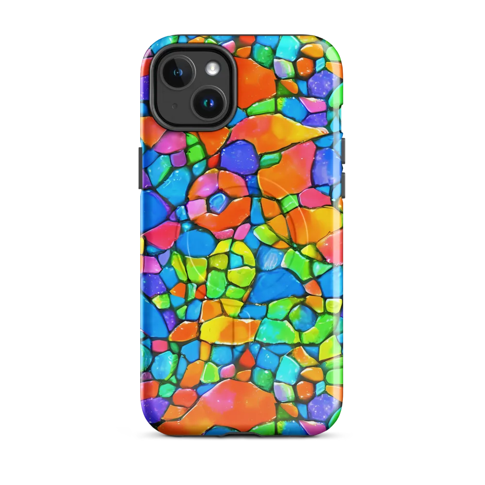 Prismatic Mosaic on MagSafe Tough Case for iPhone® — Front