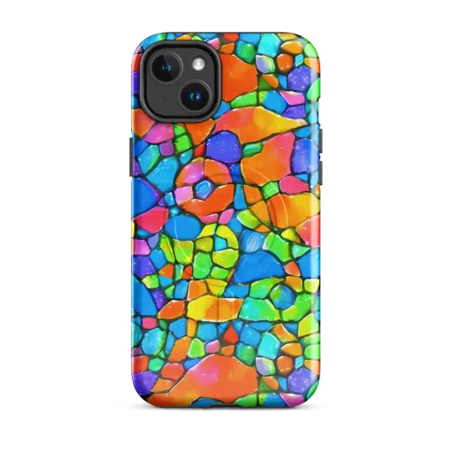 Prismatic Mosaic on a MagSafe Tough Case for iPhone®